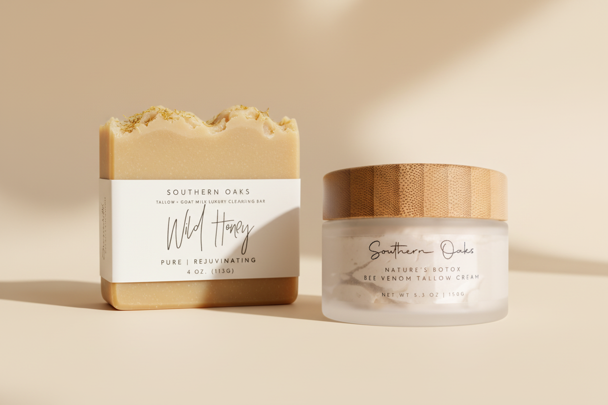 Monthly skincare subscription box with curated tallow products