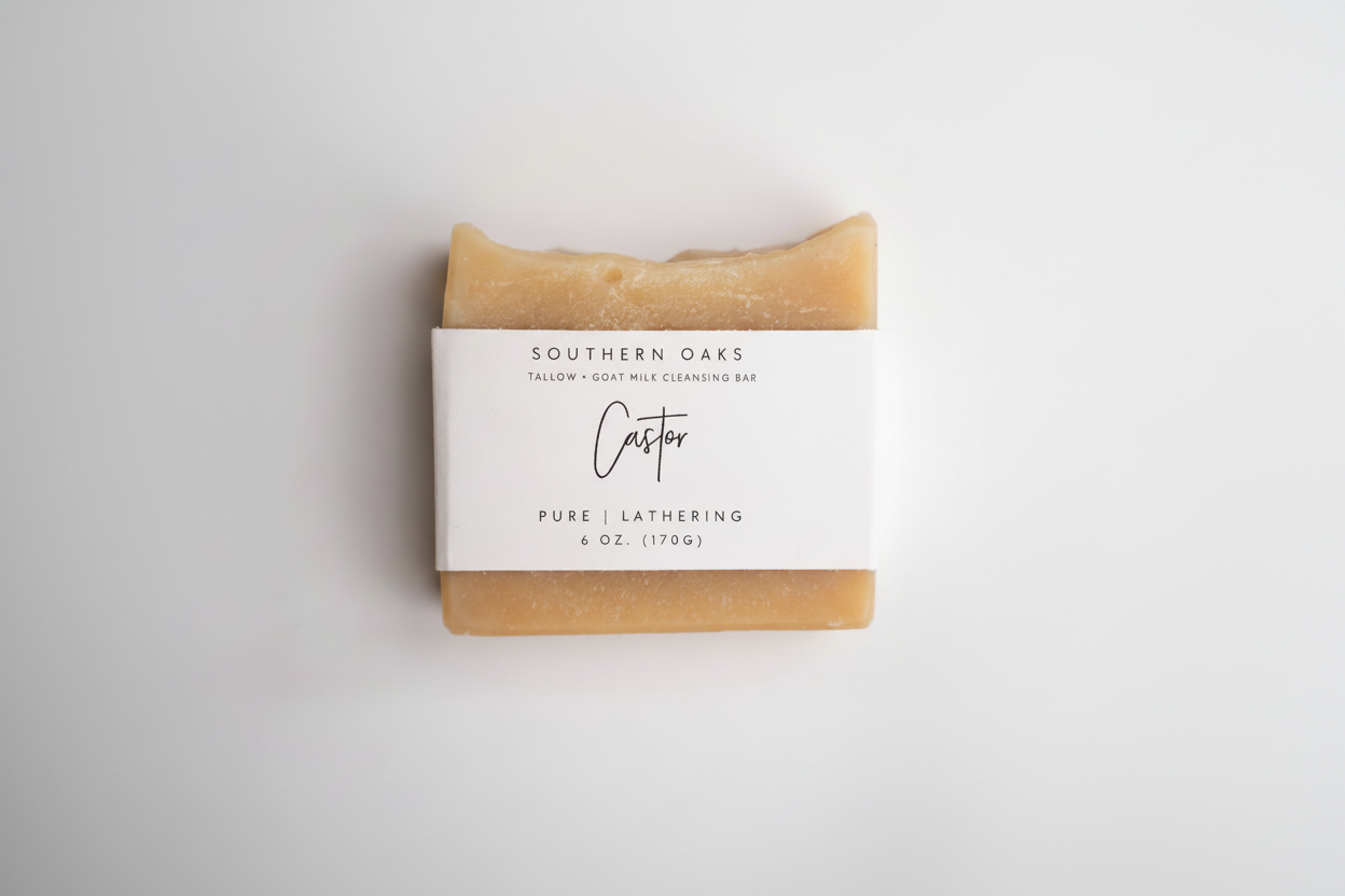 Castor Tallow | Tallow + Goat Milk Luxury Cleansing Bar