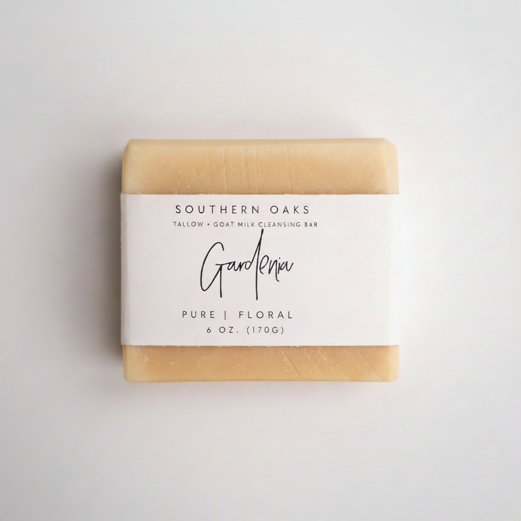 Gardenia | Tallow + Goat Milk Luxury Cleansing Bar