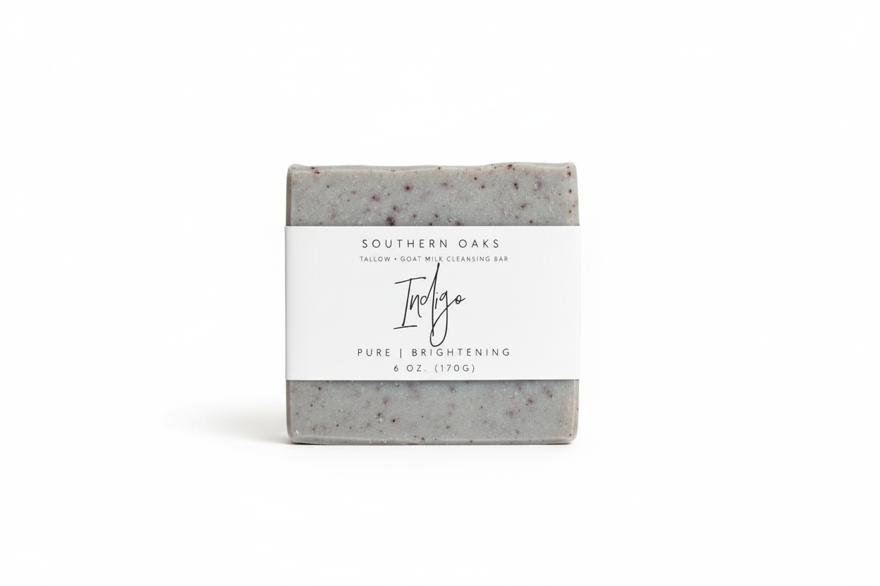 Indigo | Tallow + Goat Milk Luxury Cleansing Bar